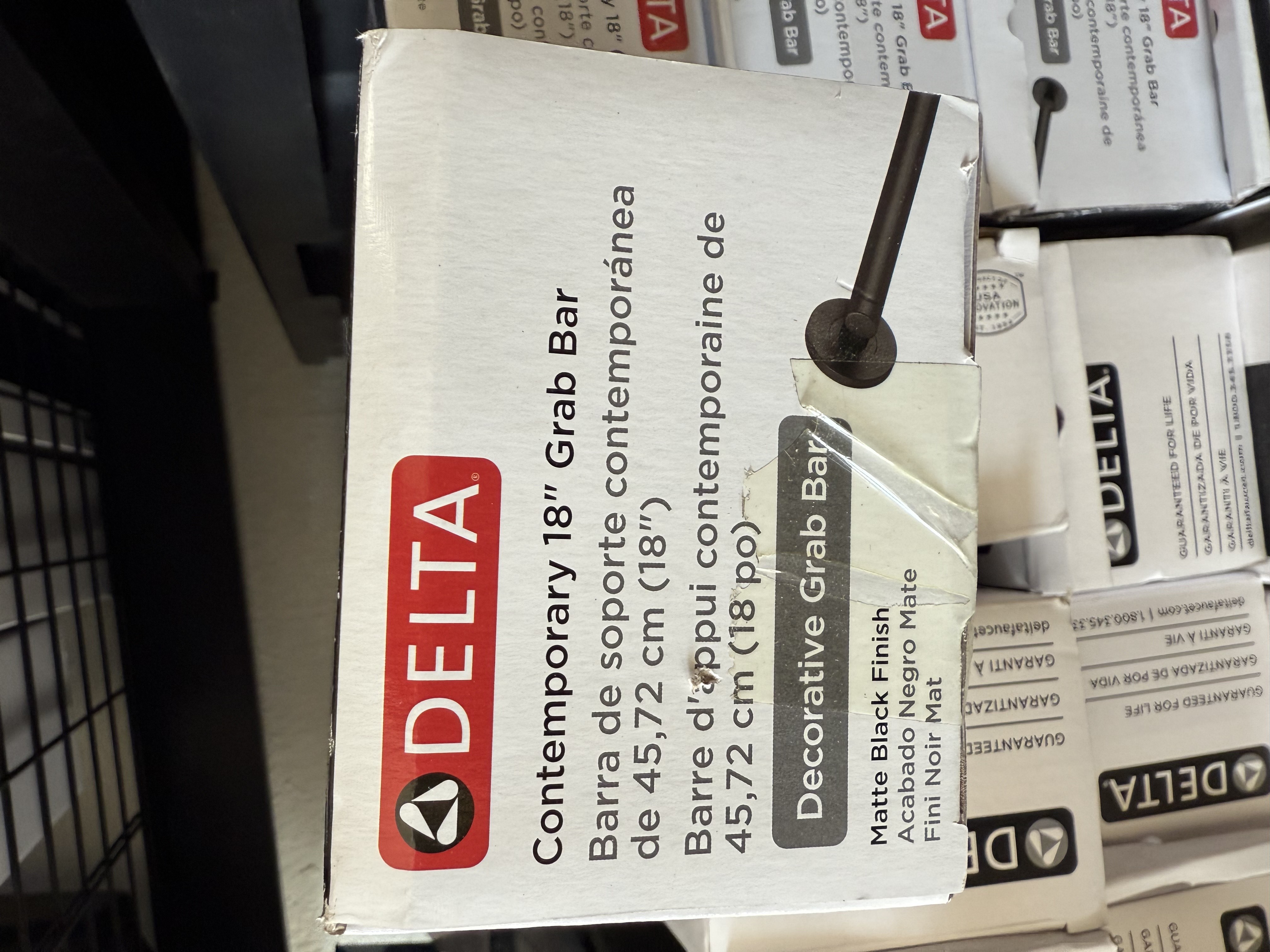 Image 18” Grab Bar in Black