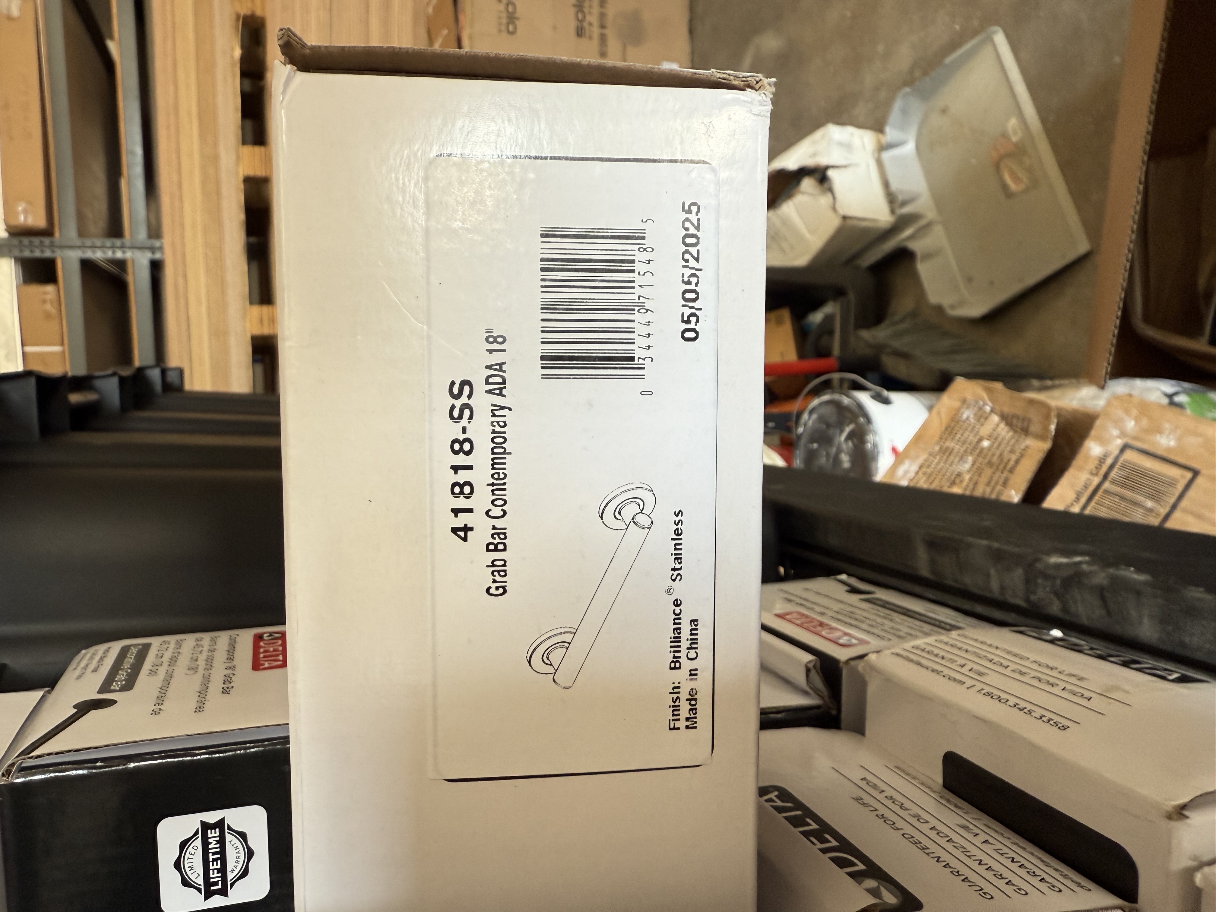 Image 18” Grab Bar in Brushed Nickel