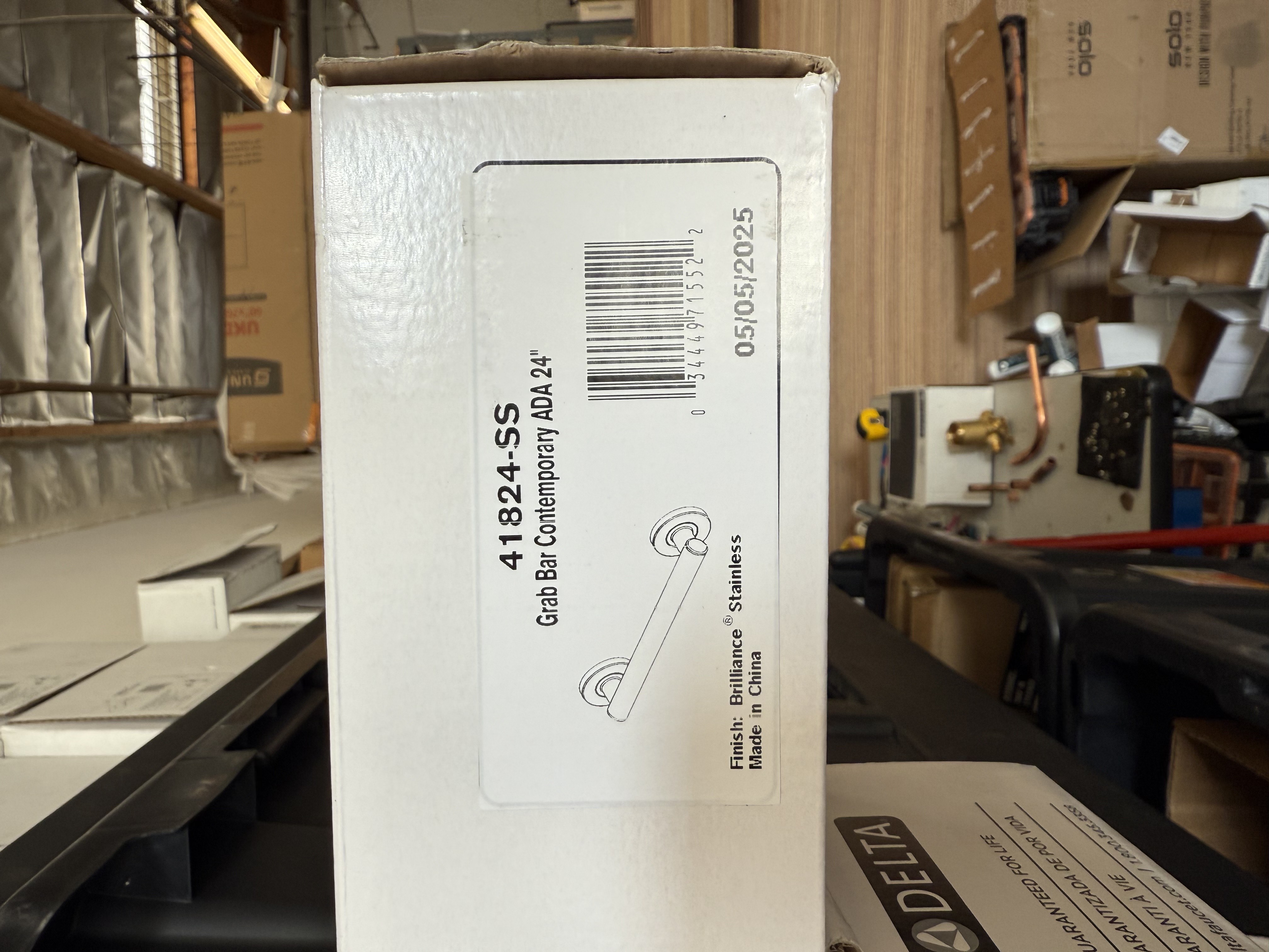 24” Grab Bar in Brushed Nickel